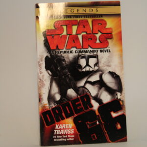 An image of Star Wars: Order 66 - Republic Cammondo with its front cover displaying a clone trooper in his gun salute stance.