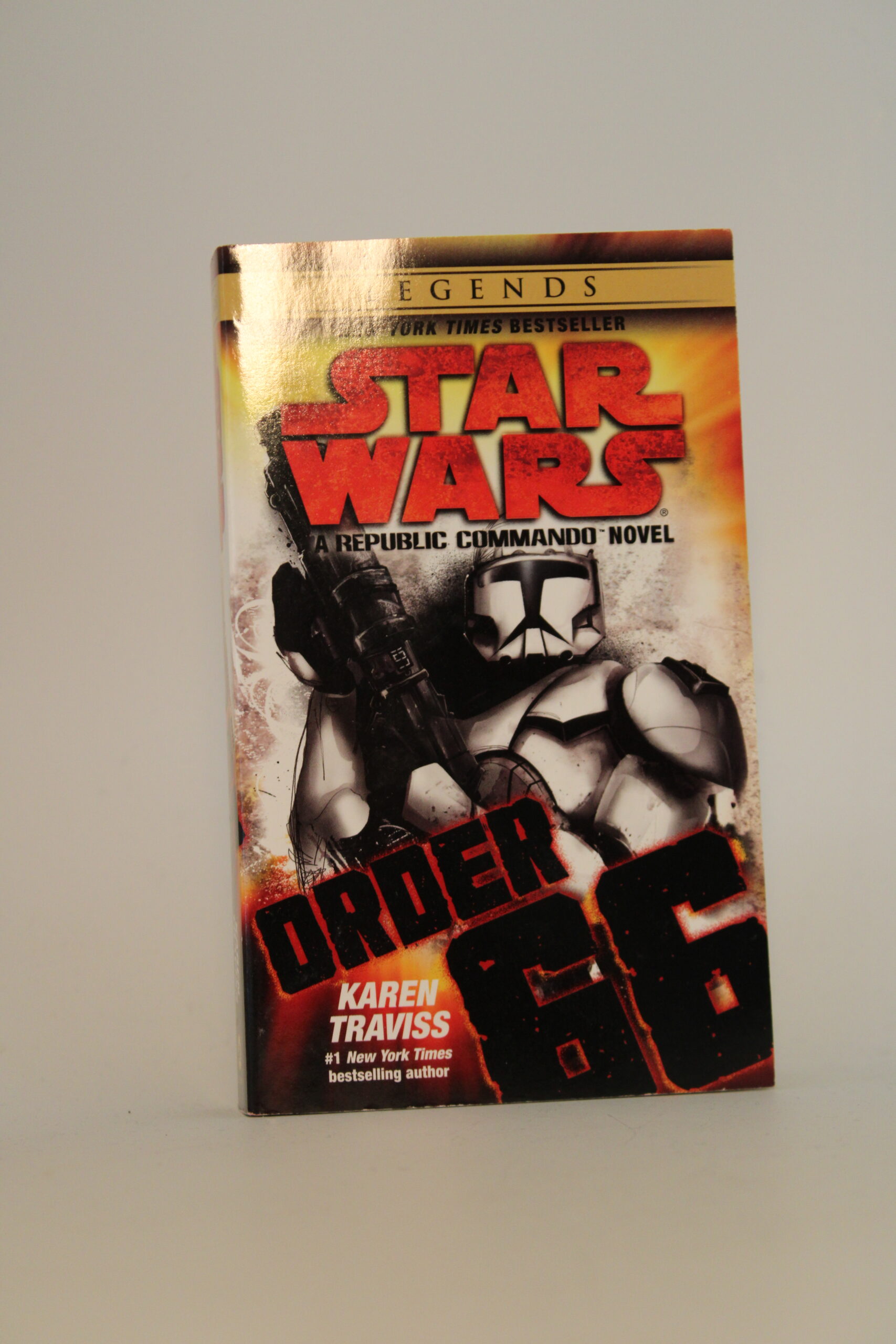 IMG_0614 A photo of Star Wars: Republic Commando - Order 66 with its front cover displaying a clone trooper with a gun salute stance.