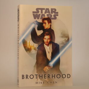 An image of Star Wars: Brotherhood with its front cover displaying Anakin Skywalker and Obi-Wan Kenobi holding up their lightsabers ready for combat.